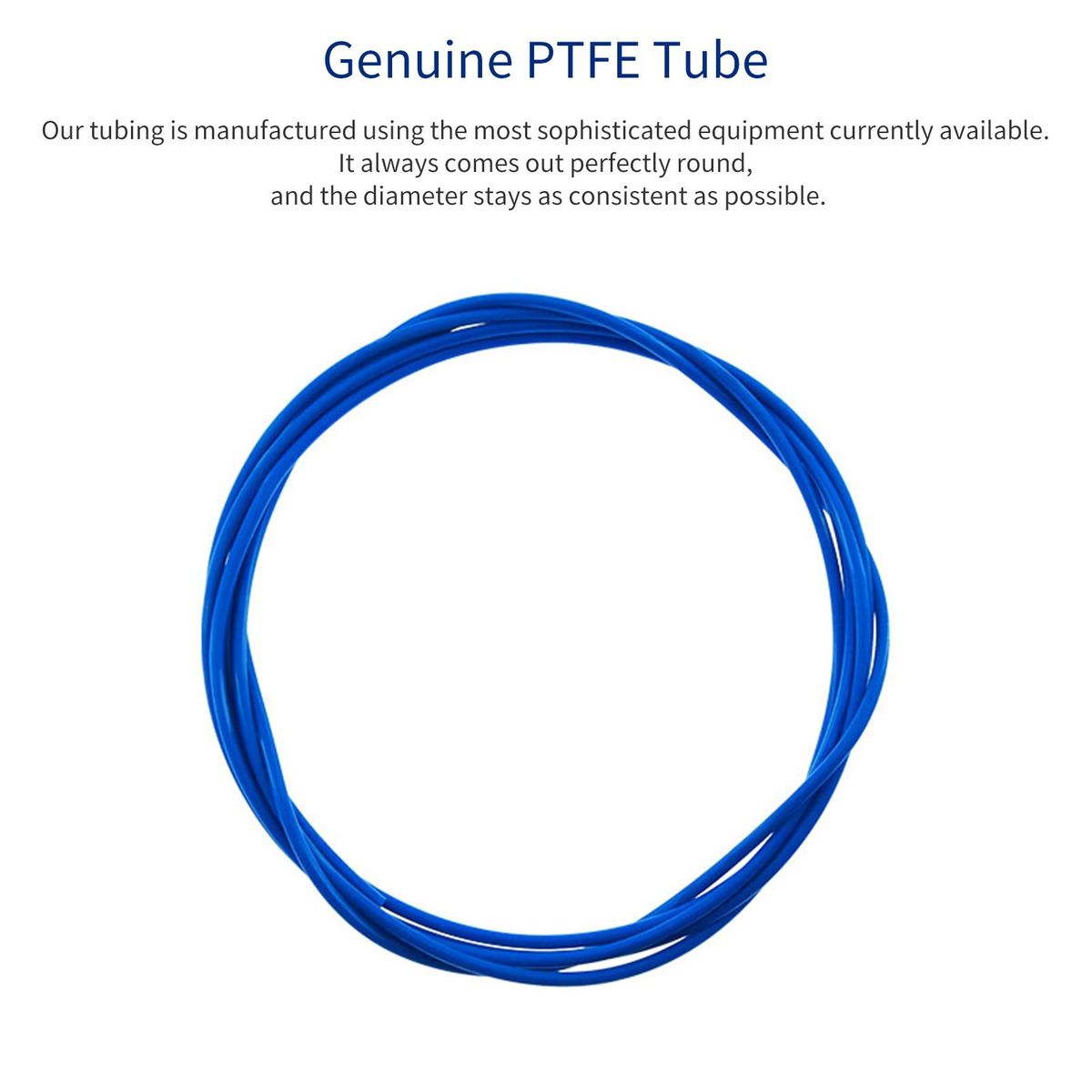 TWO TREES 3D Printer Kit PTFE Tubing Hose Pipe 40cm for 1.75mm Filament with PTFE Tube Cutter 2pcs PC4-M6 Pneumatic Fittings 2pcs PC4-M10 Pneumatic Fittings Hotend Socks Blue Compatible with Ender3/3S 3D Printer Creality Ende