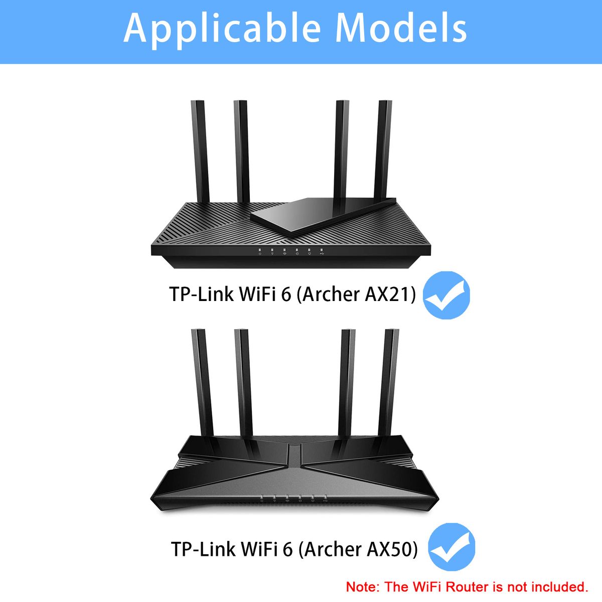 1 Pack Acrylic Wall Mount Bracket Compatible With TP-Link