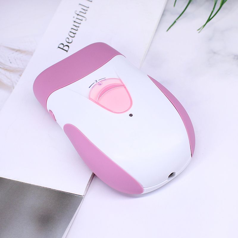 2 IN 1 Rechargeable Female Shaving Plucking Dual Purpose Epilator Washable Bladde Wet And Dry Dual-N9-White&Pink
