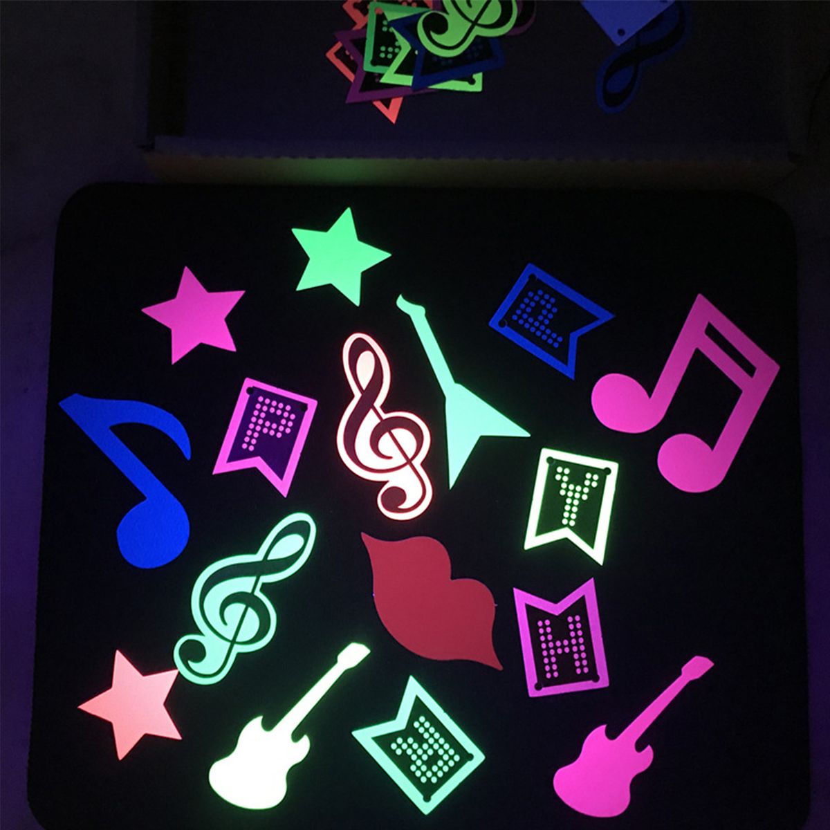 Glow Neon Birthday Party Decorations Supplies Happy Birthday