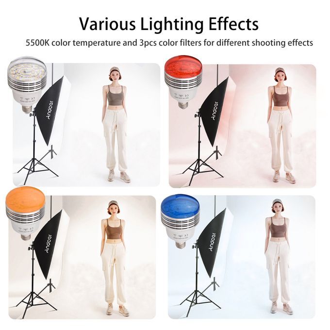 35W LED Light 5500K Photography Lamp Energy-saving