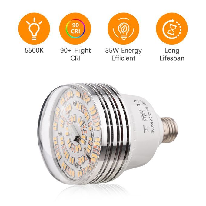 35W LED Light 5500K Photography Lamp Energy-saving