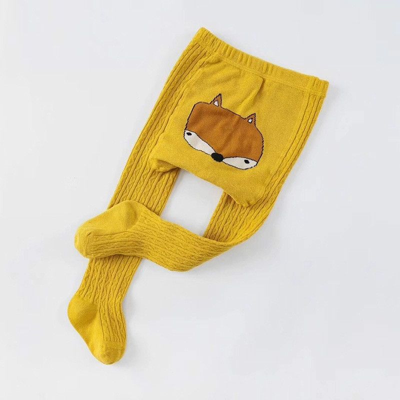 Cartoon Cute Baby Girls Soft Cotton Tight Pantyhose M