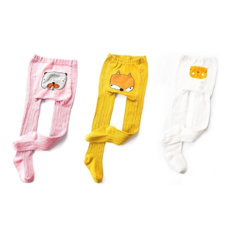 Cartoon Cute Baby Girls Soft Cotton Tight Pantyhose M