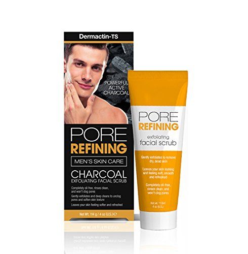 Pore Refining Facial Scrub 4 Oz. - Gently Exfoliates & Deeply Cleans Skin,