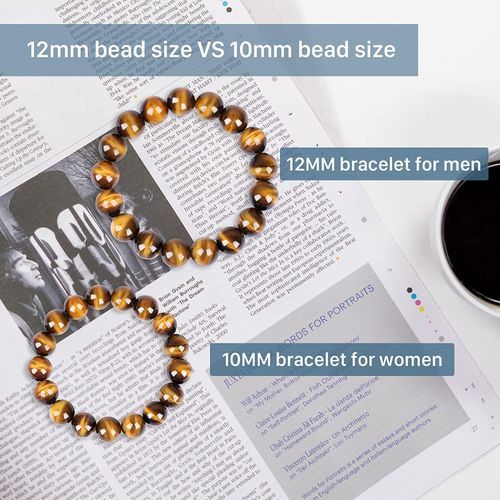 Tiger Eye Bracelet For Men Women Anti-anxiety, Stress Relief