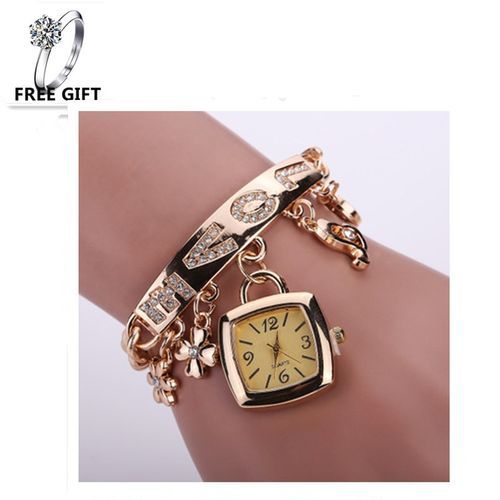 Hot Selling Luxury Stainless Steel Women Bracelet Watches