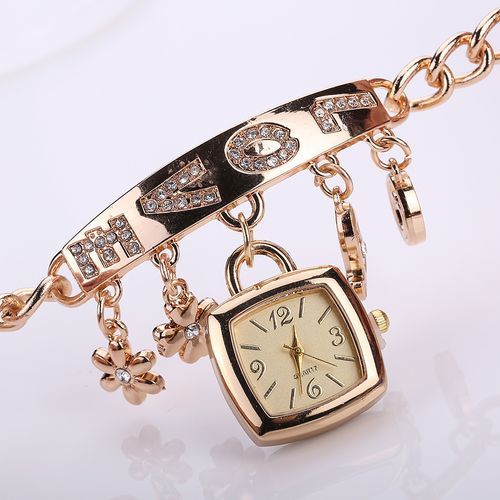 Hot Selling Luxury Stainless Steel Women Bracelet Watches
