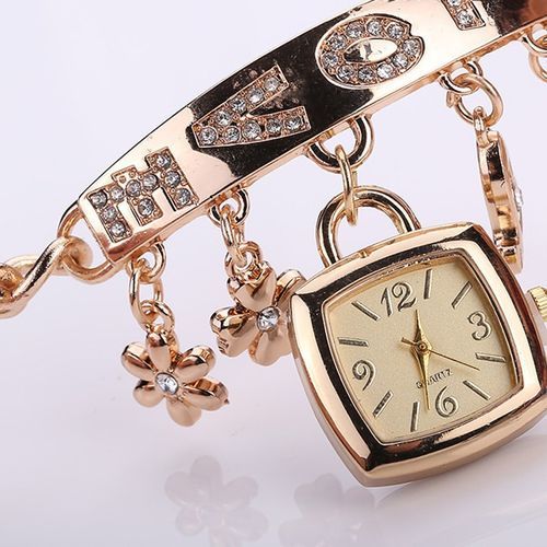 Hot Selling Luxury Stainless Steel Women Bracelet Watches