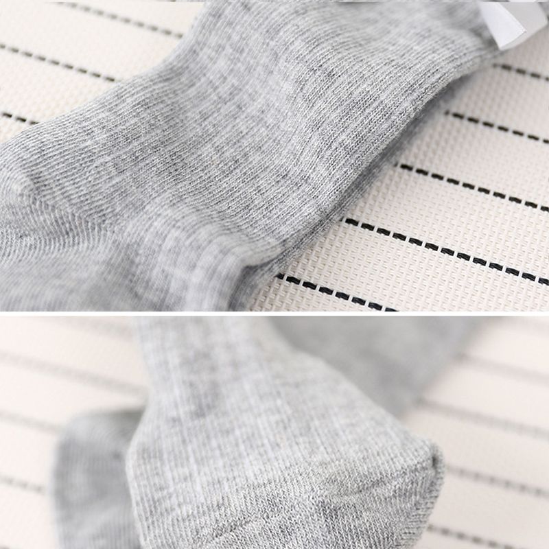 Kids Socks Toddlers Girls Big Bow Knee High Long Soft Cotton Lace Baby Socks