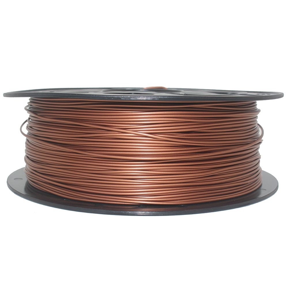Bronze/Red Copper 1.75mm 1.0kg/Roll CCTREE Metal Consumables Metal Filled Filament Pure Copper
