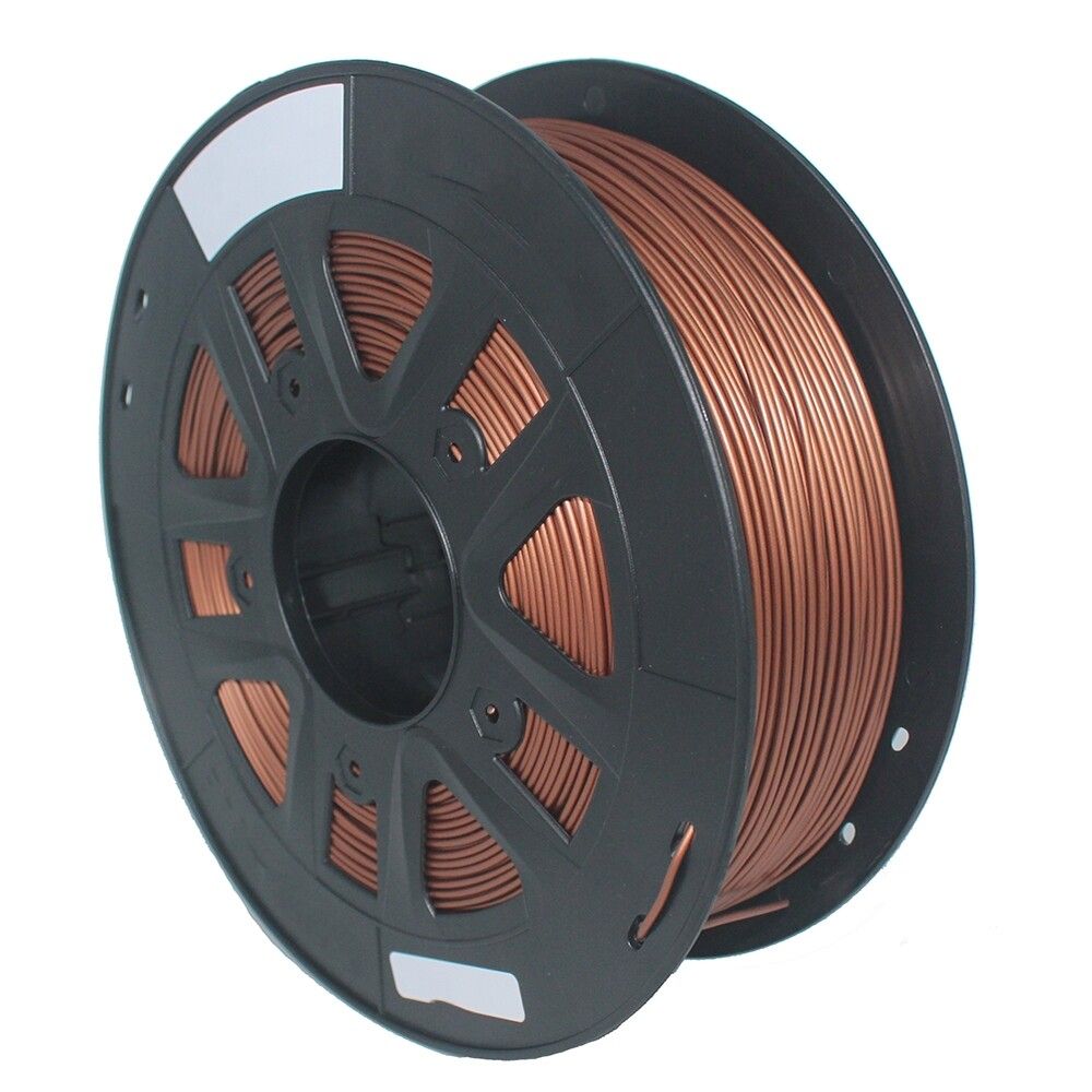 Bronze/Red Copper 1.75mm 1.0kg/Roll CCTREE Metal Consumables Metal Filled Filament Pure Copper