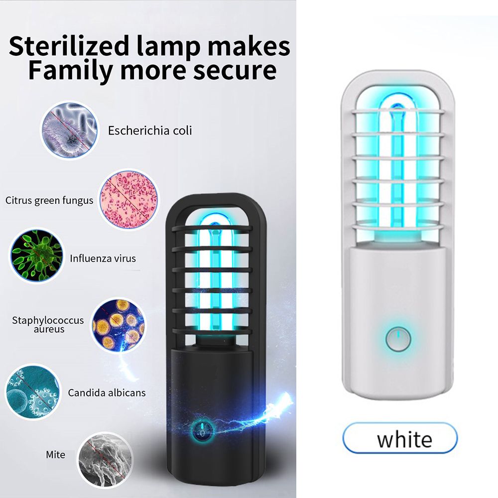 Rechargeable UV Sterilizer Light Germicidal Lamp Ultraviolet