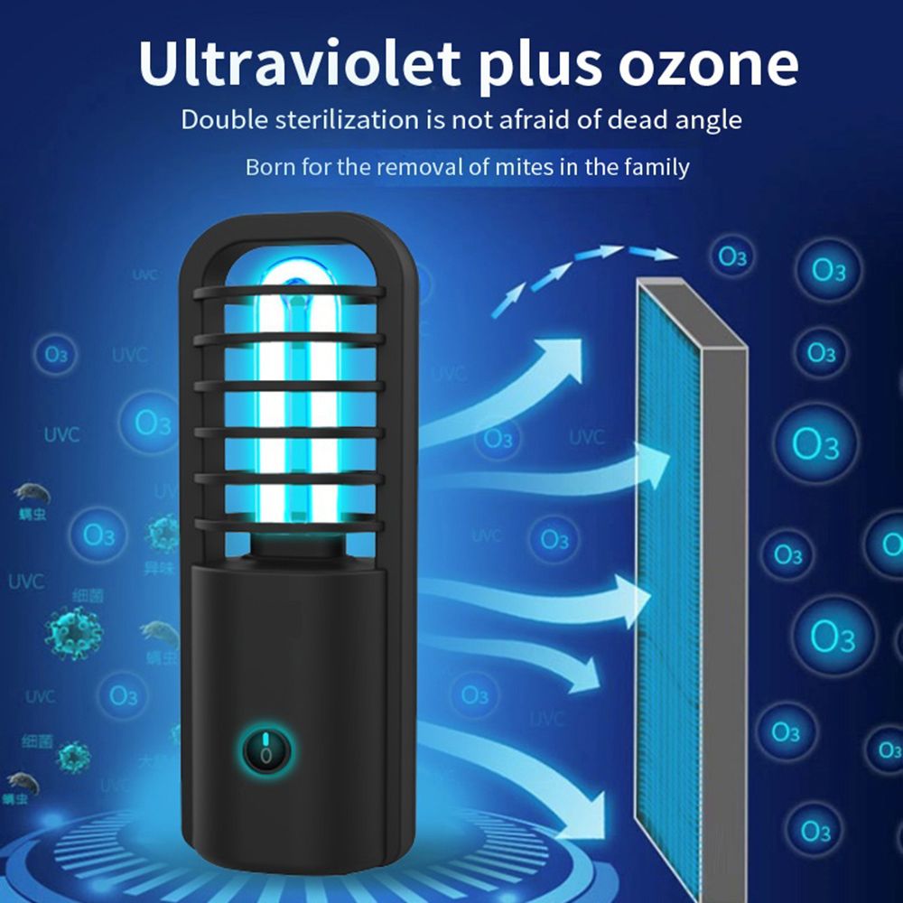 Rechargeable UV Sterilizer Light Germicidal Lamp Ultraviolet