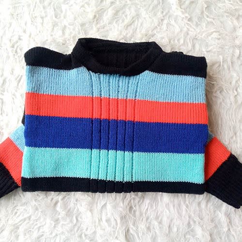 Round Neck Long-sleeve Sweater
