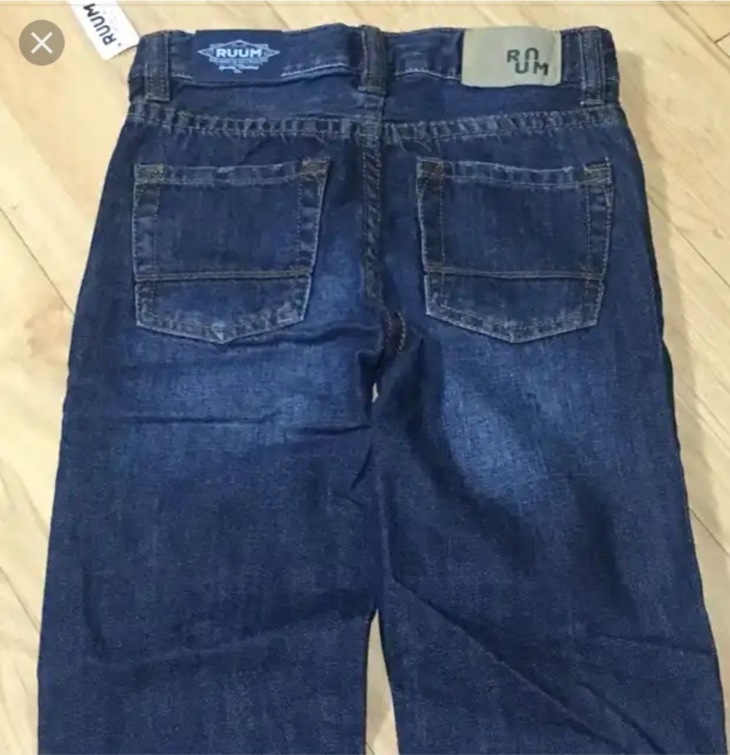 Kids Solid Straight (slim) Jean For Boys