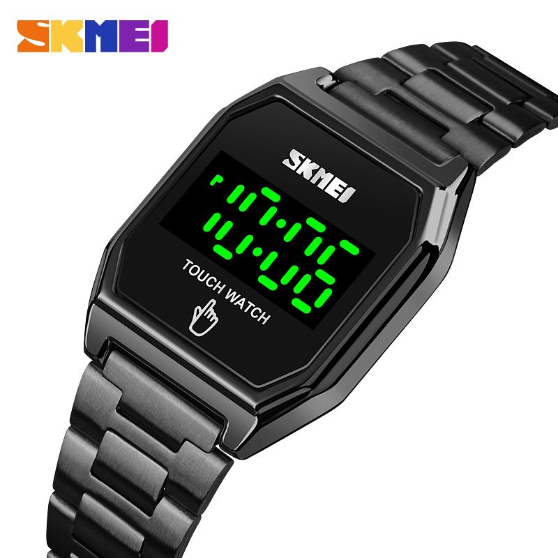 Date Time Womens Watches LED Touch Digital Wristwatches Slim Lady Watch