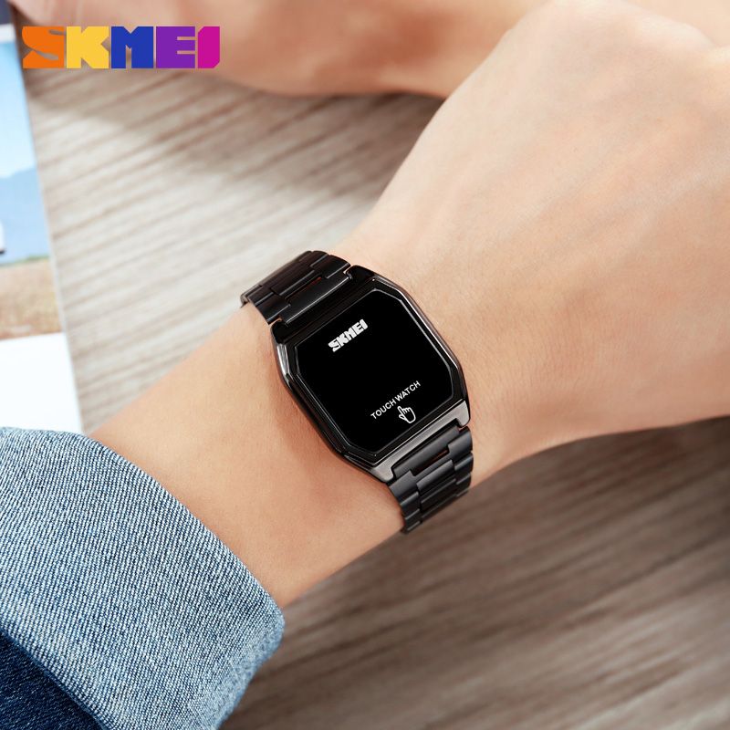 Date Time Womens Watches LED Touch Digital Wristwatches Slim Lady Watch