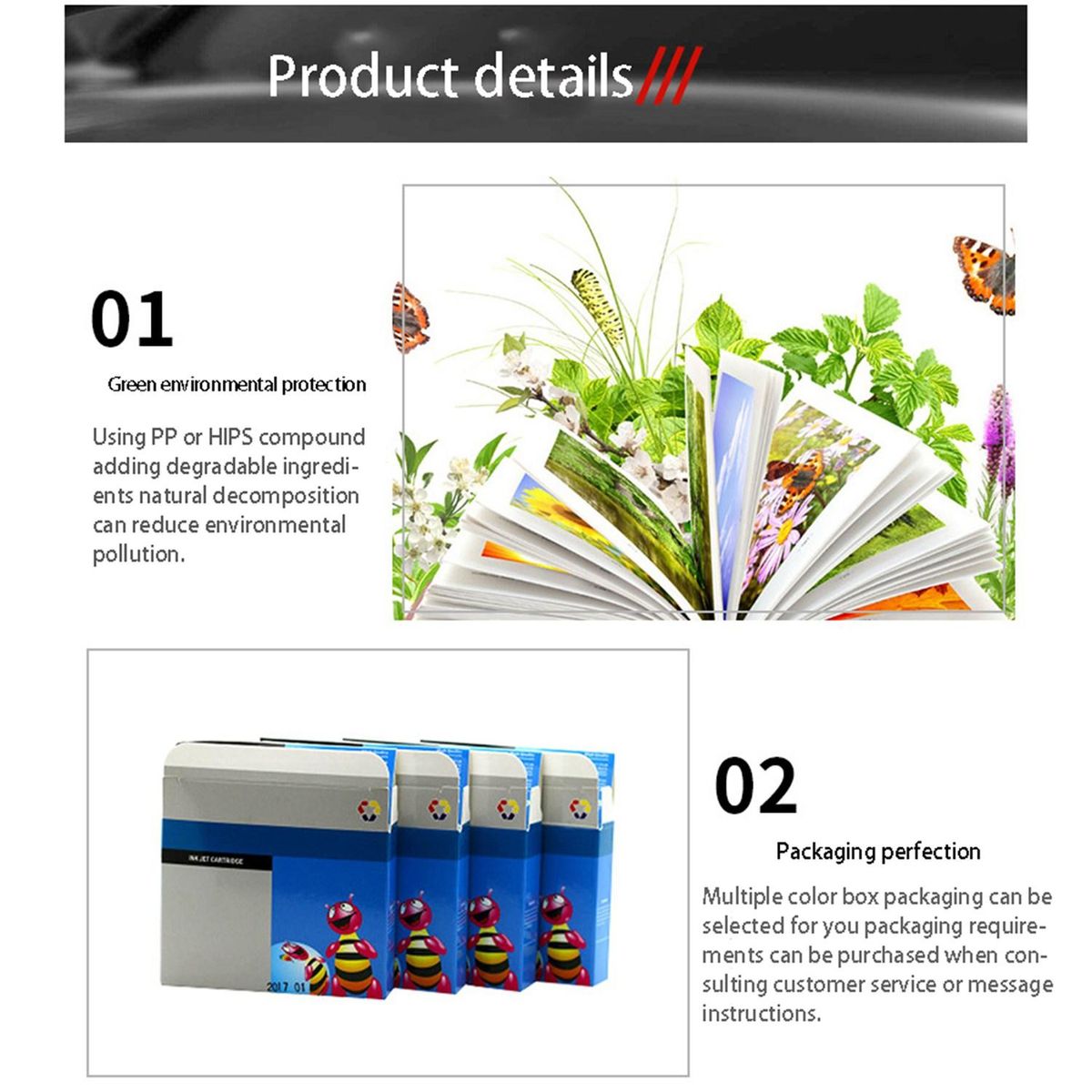 Printer Cartridges Chip Cartridge Ink Cartridge Suitable