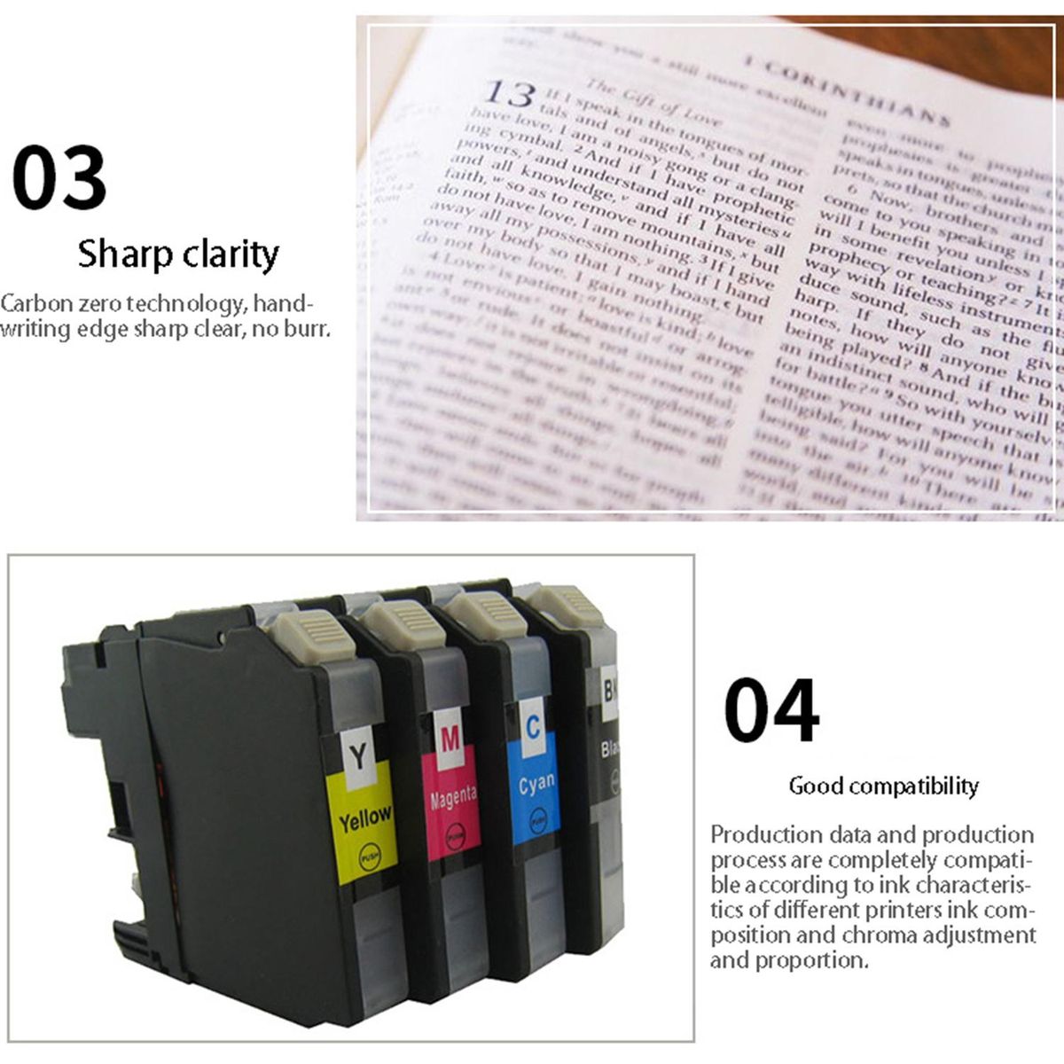 Printer Cartridges Chip Cartridge Ink Cartridge Suitable