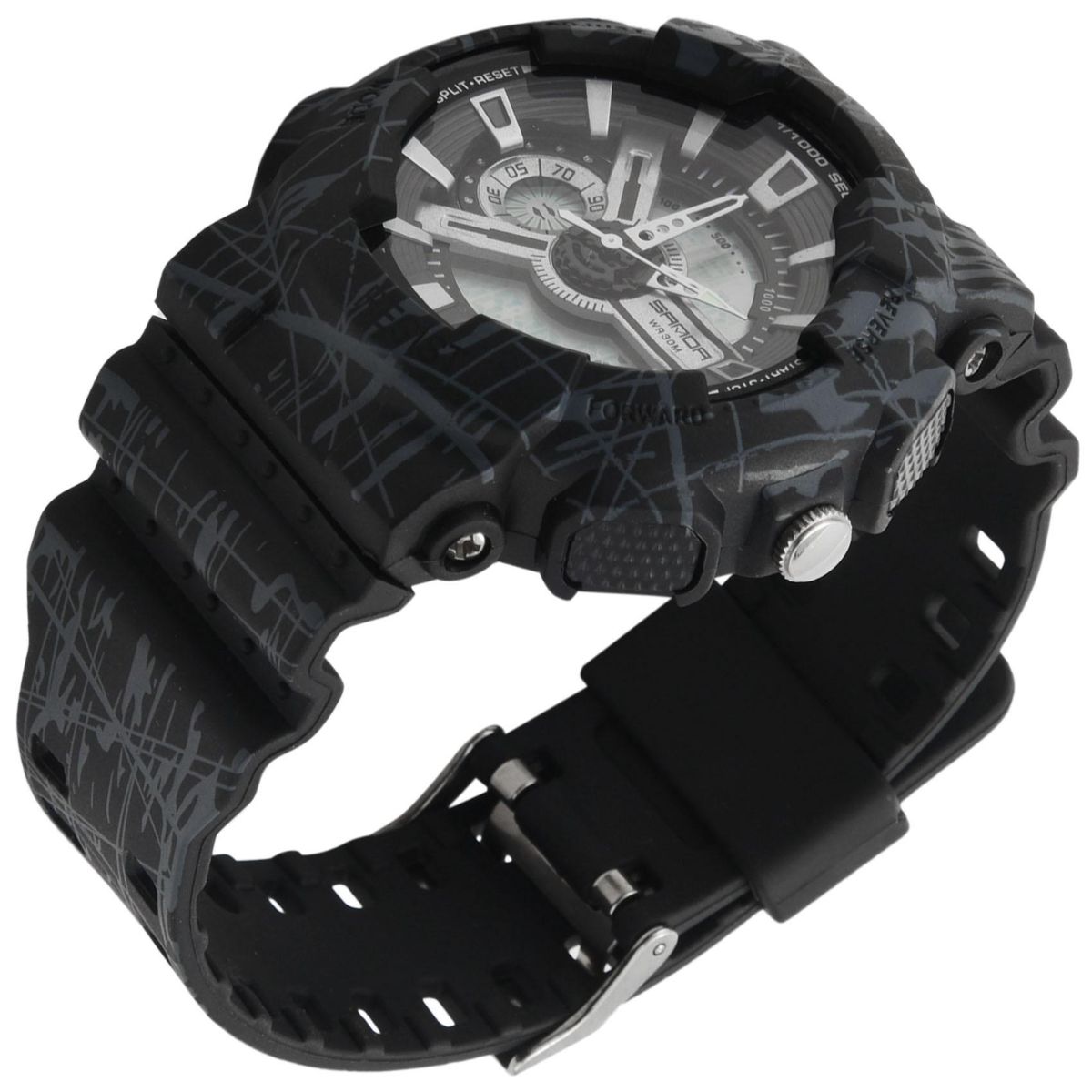 Sanda Fashion Men Sport Outdoor Digital Analog 30
