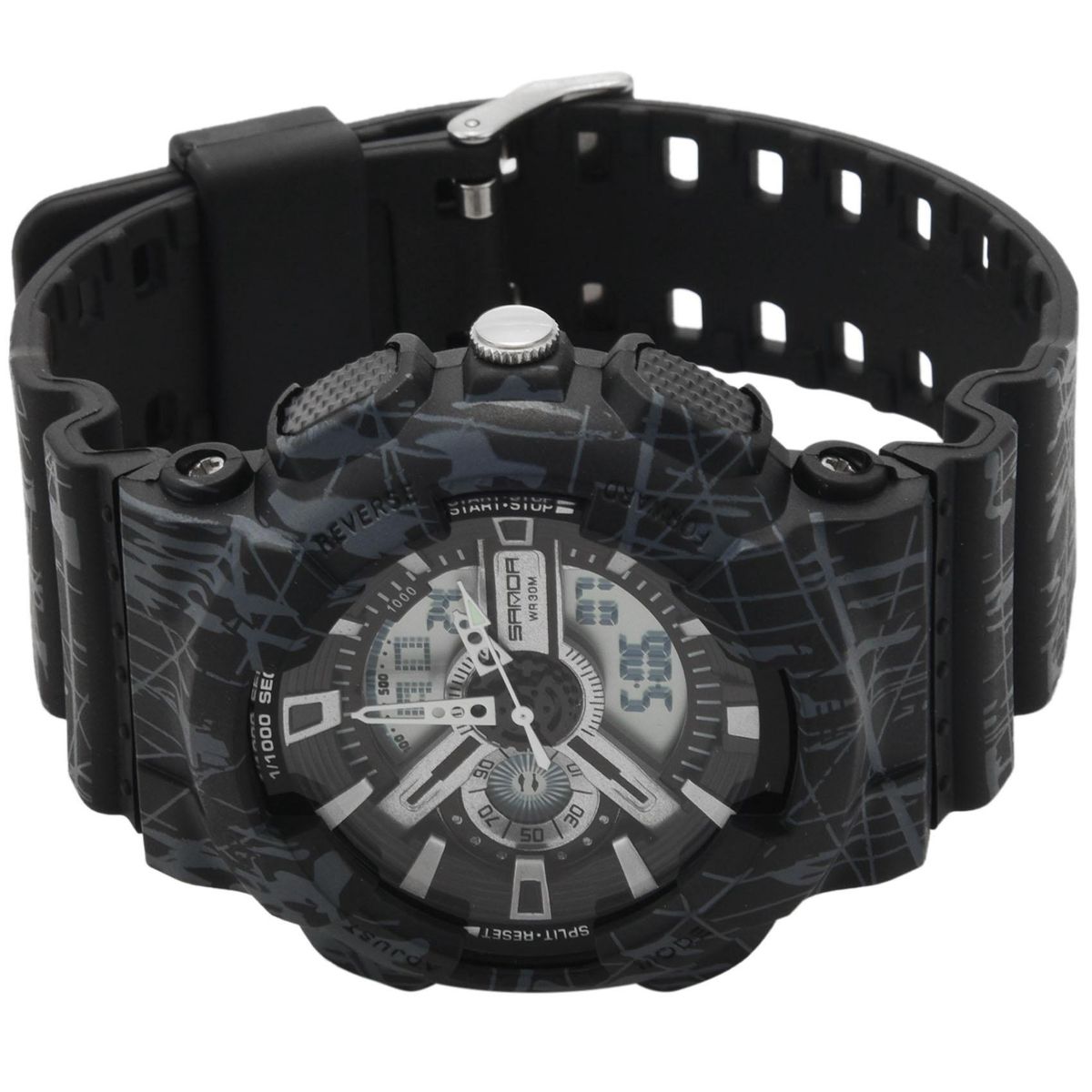Sanda Fashion Men Sport Outdoor Digital Analog 30