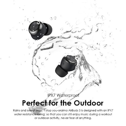 Airbuds 3 TWS Waterproof Powerful Bass Ipx7