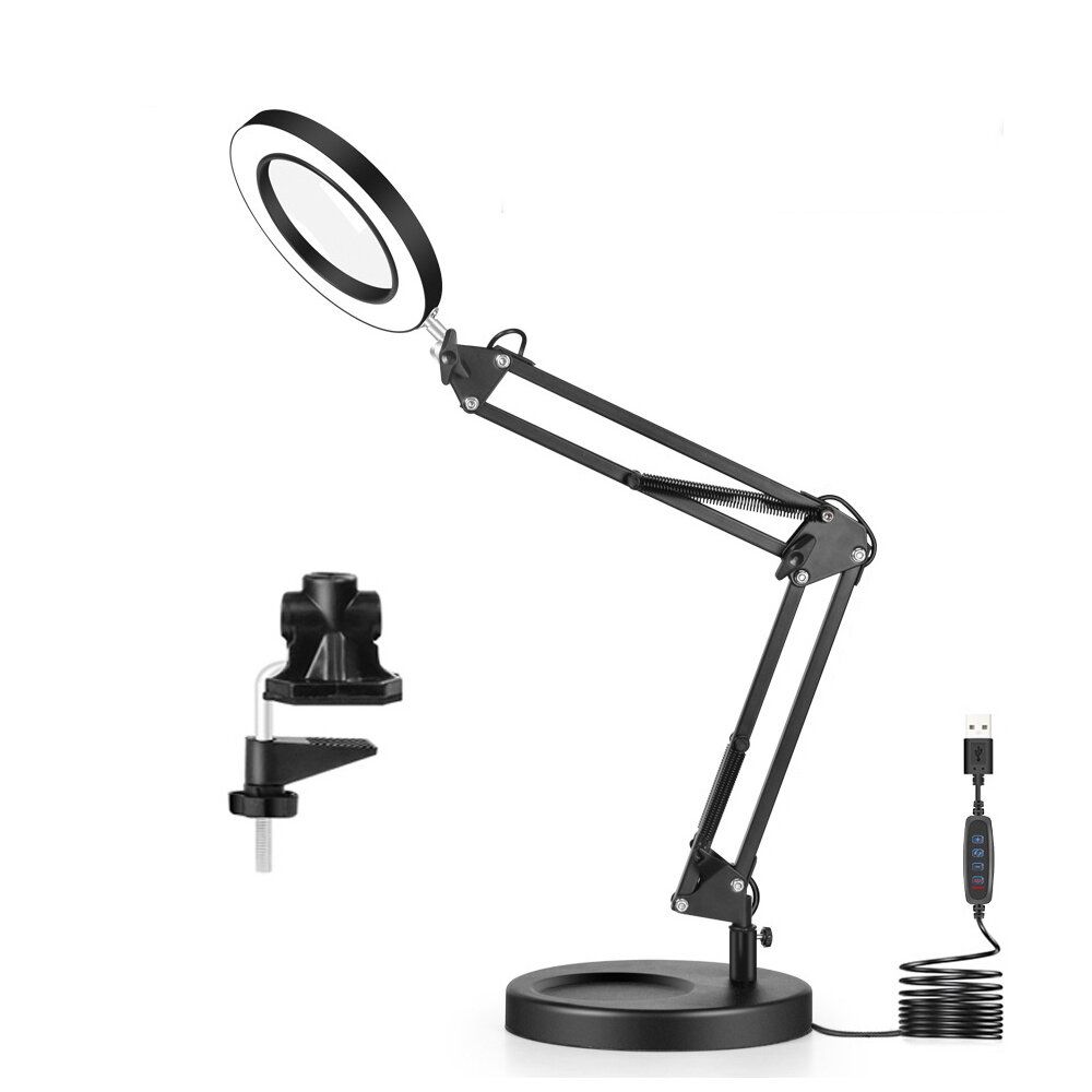 5X LED 64 LED Lights Magnifying Lamp Magnification