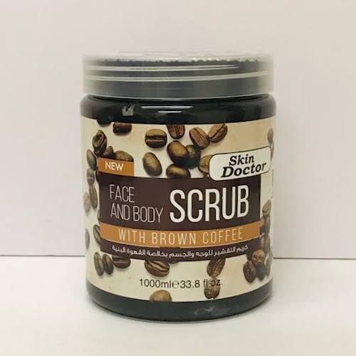 Brown Coffee Face + Body Scrub For Stretch Marks,Anti-aging^