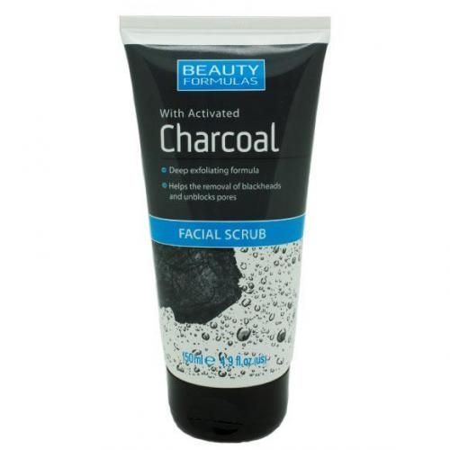 Exfoliating Facial Scrub W/ Activated Charcoal 150ml°°