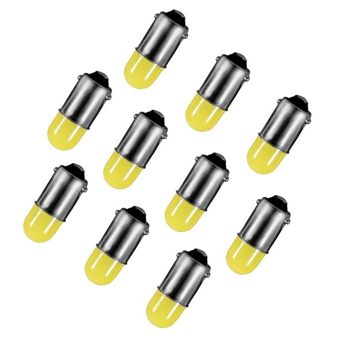 10pcs BA9S 3D COB Car Interior Dash Meter Reading Light Dome Bulbs