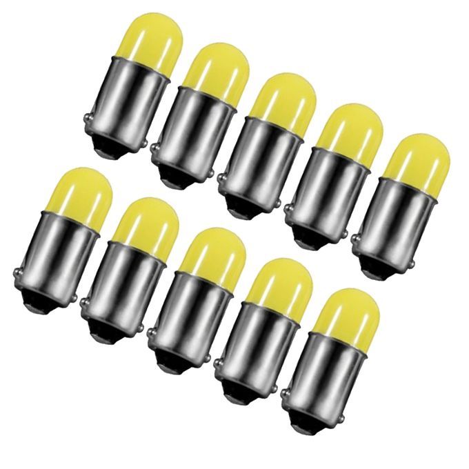 10pcs BA9S 3D COB Car Interior Dash Meter Reading Light Dome Bulbs