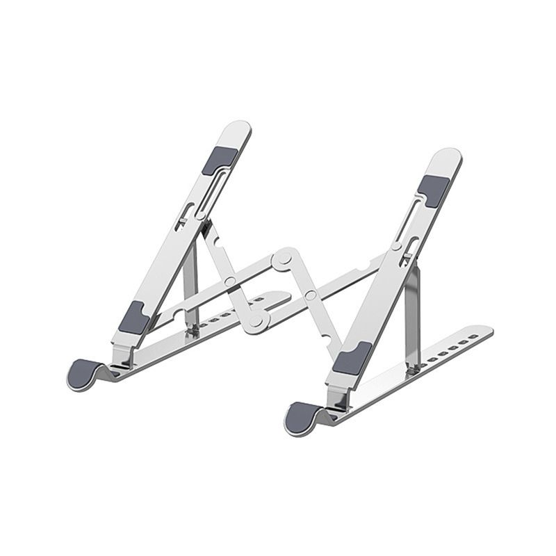 New Metal Aluminum Alloy Folding Laptop Stand Semi-Silicone
