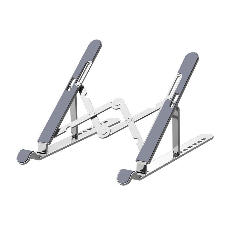 New Metal Aluminum Alloy Folding Laptop Stand Semi-Silicone