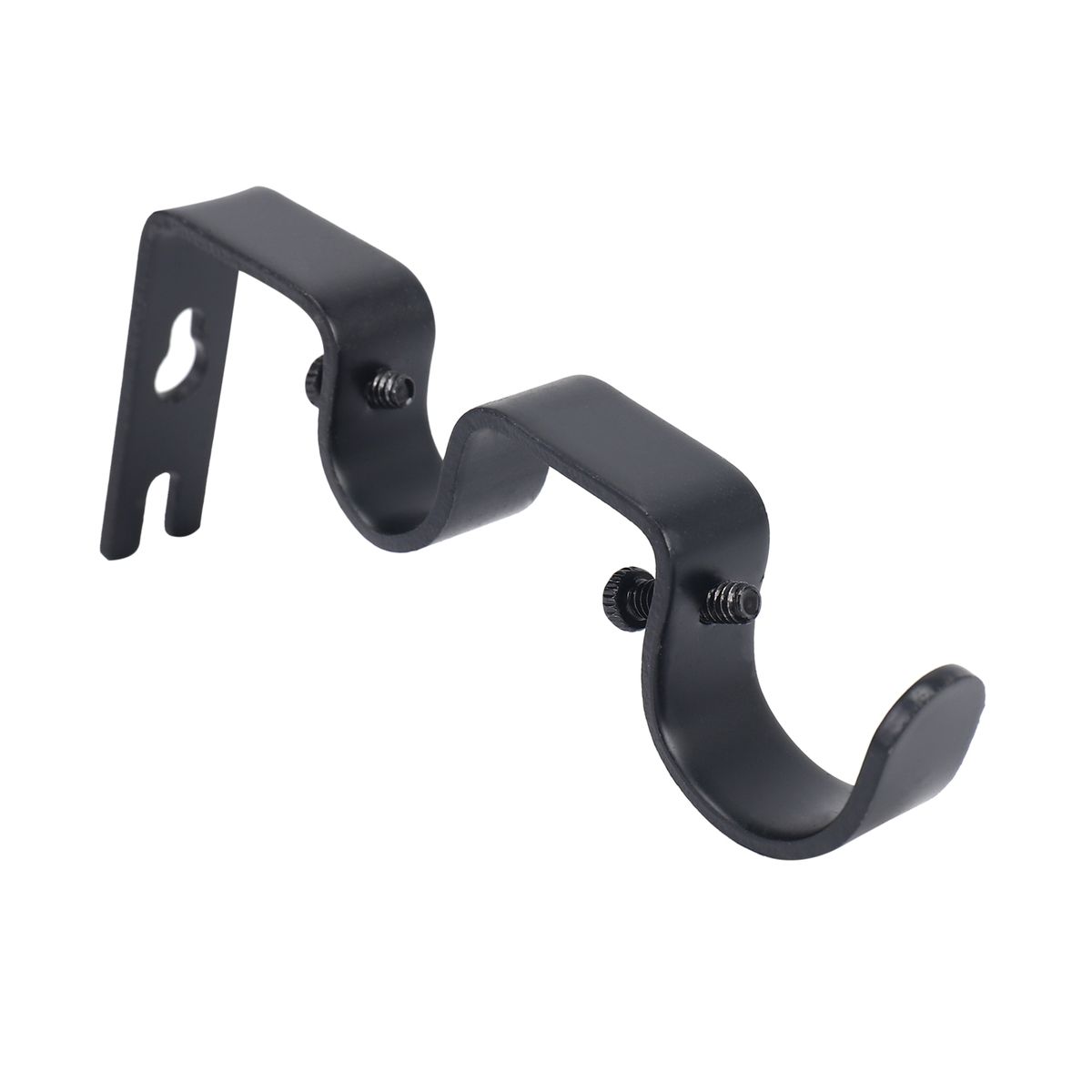 3Pcs/Set Curtain Rod Brackets Heavy Duty Double Rod Holders