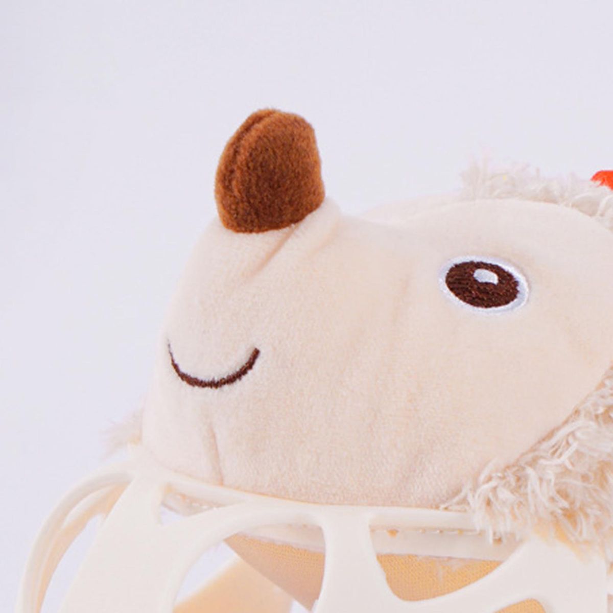 Animal Ball Toy Children Catch Ball Soft Grasping Toy Beige