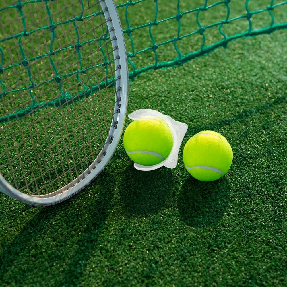 1Pc Transparent Tennis Ball Clip Plastic Tennis Training Ball Holder
