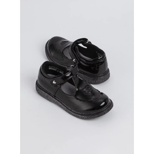 Girls School Shoe - Black