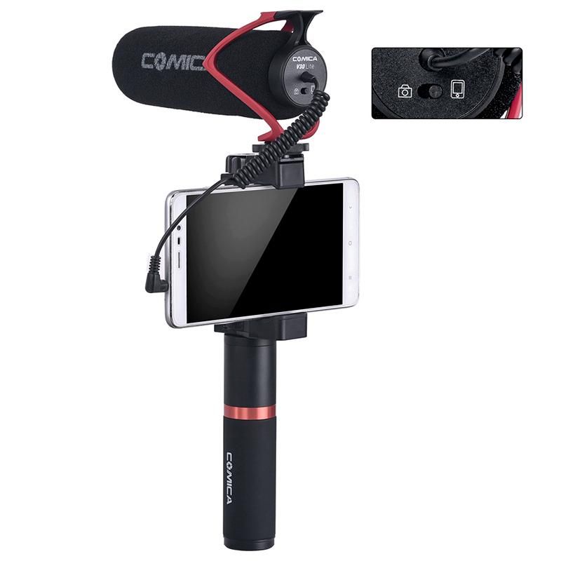 Portable On Camera Microphone Interview Conference Living Record Video Mic VS RodeMic Go Microphone for Canon Nikon DSLR