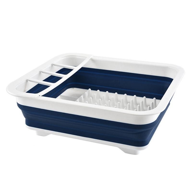 Folding Drain Bowl Household Multi-Purpose Dish Rack Storage