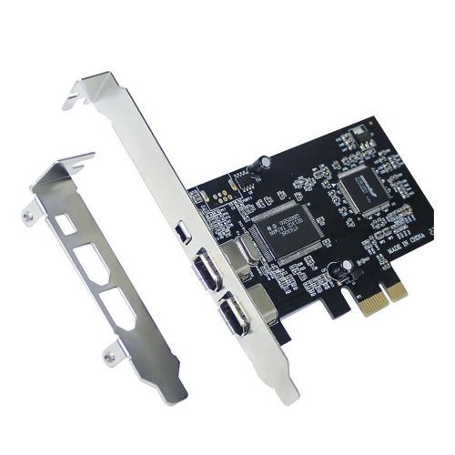 PCI-E PCI Express FireWire Card, With Firewire Cable, For