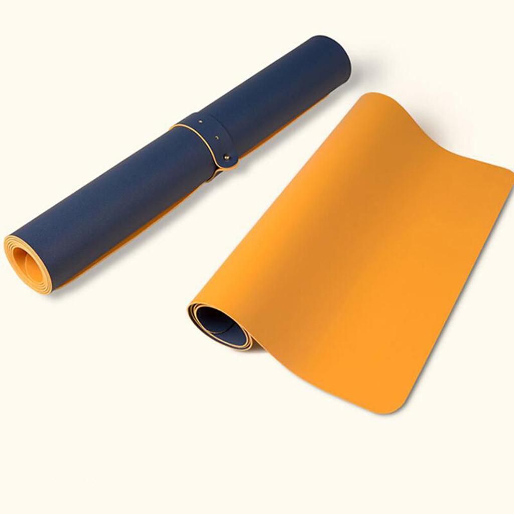 Double-sided Office Table Pad, Waterproof Mouse Pad Made Of PU Blue