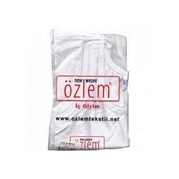Boys Underwear Vest - 6 In 1 - White