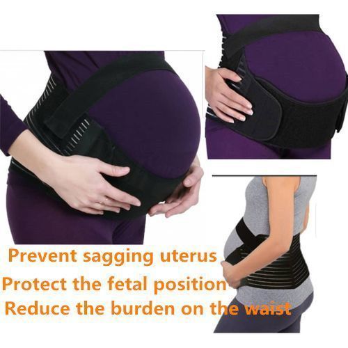 Black Pregnancy Support Belly,waist,back,Maternity Belt