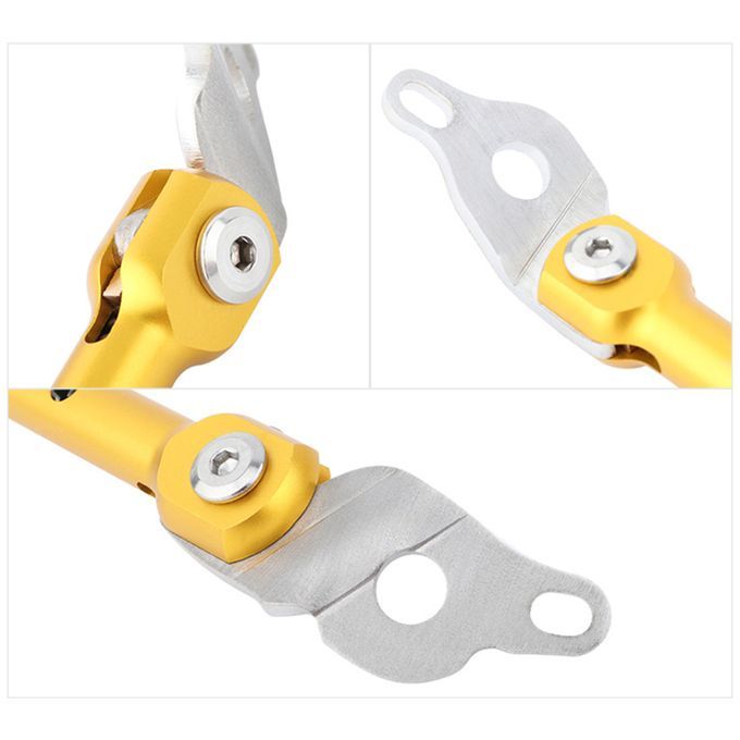 Alloy Folding Bike Kickstand For K3 Plus Single Leg Rear Mount Gold