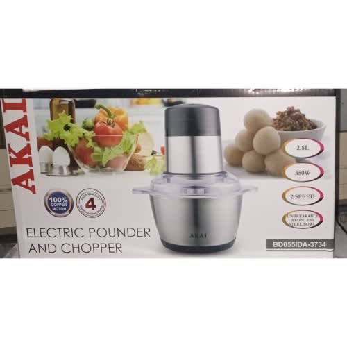 Multifunctional Yam Pounder & Food Processor - 350W - 2.8l