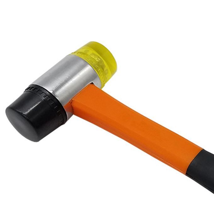 Double-Faced Soft Hammer Mallet For Camping Building Paving Tiling DIY