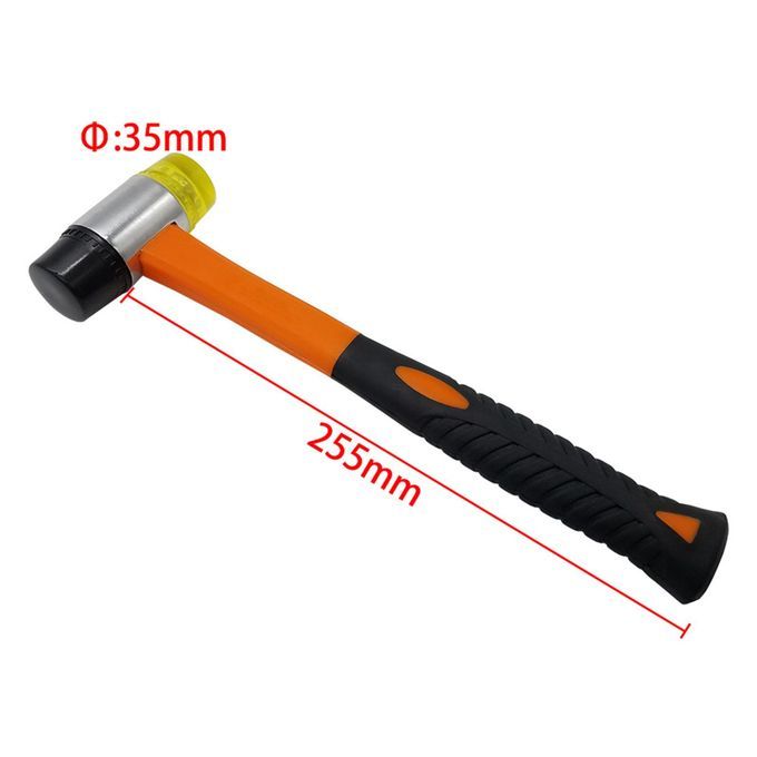 Double-Faced Soft Hammer Mallet For Camping Building Paving Tiling DIY