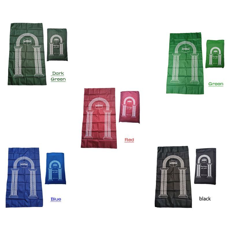 Portable Muslim Prayer Rug Waterproof Pu Braided M