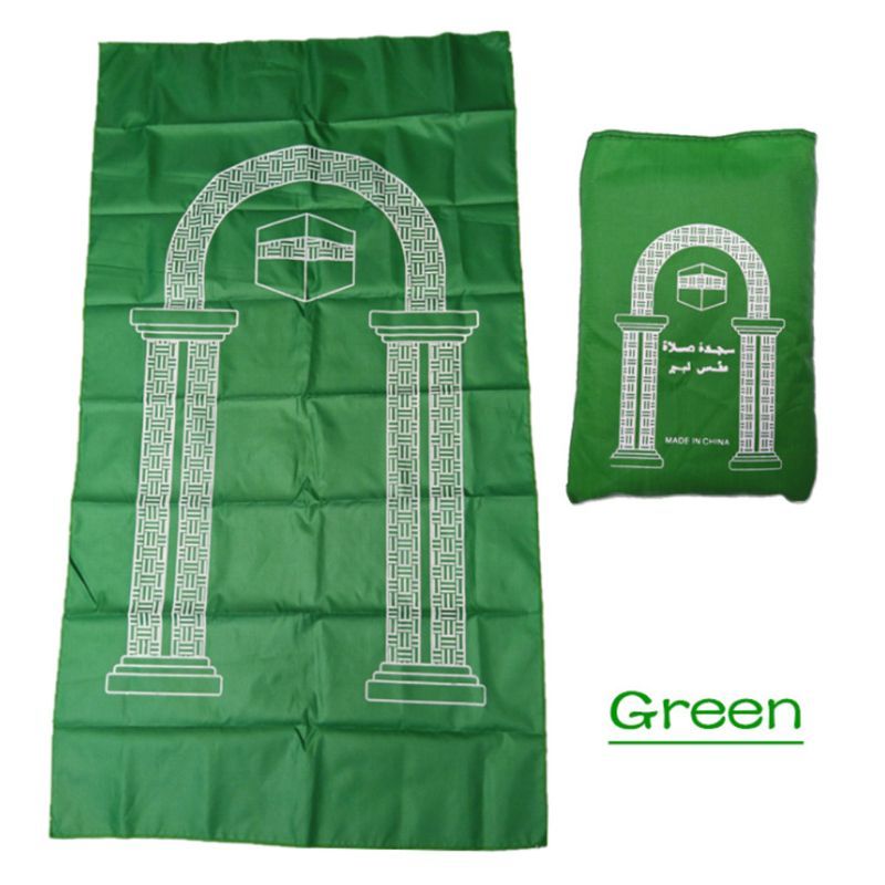 Portable Muslim Prayer Rug Waterproof Pu Braided M